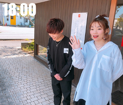 ヒップヒップフラー スタイリストの1日お客様お見送り